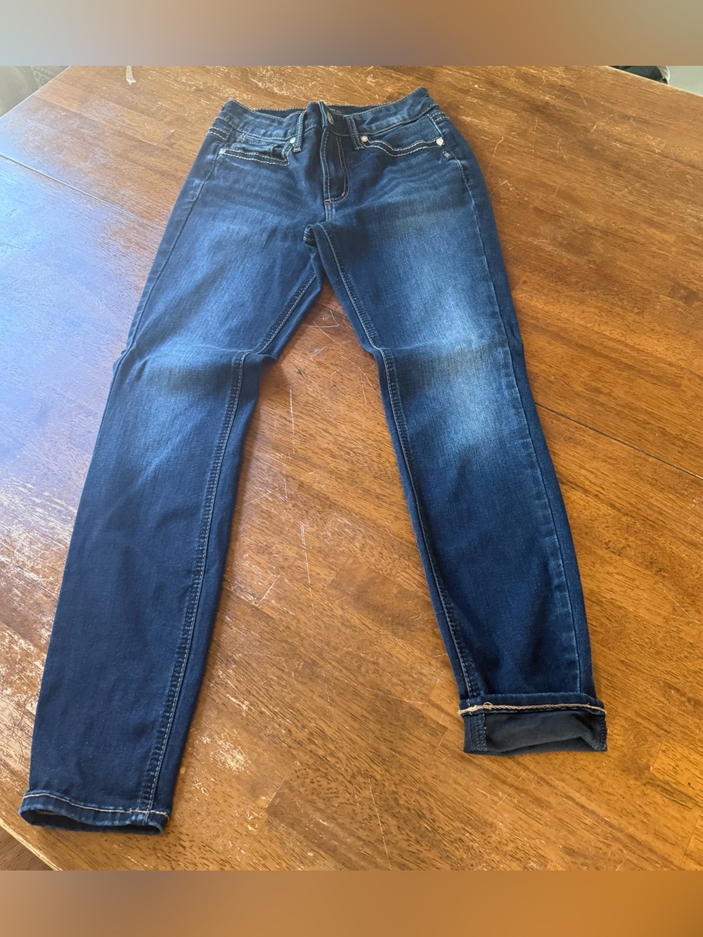 Silver Jeans Women's Skinny Dark Blue Stretch Denim 27/29